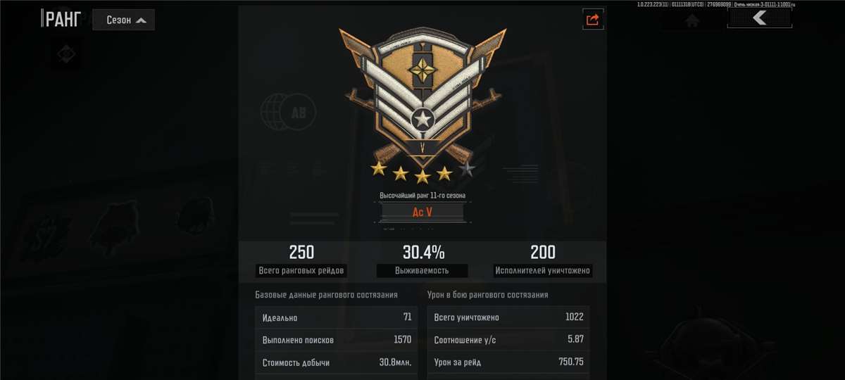 продажа аккаунта к игре Arena Breakout