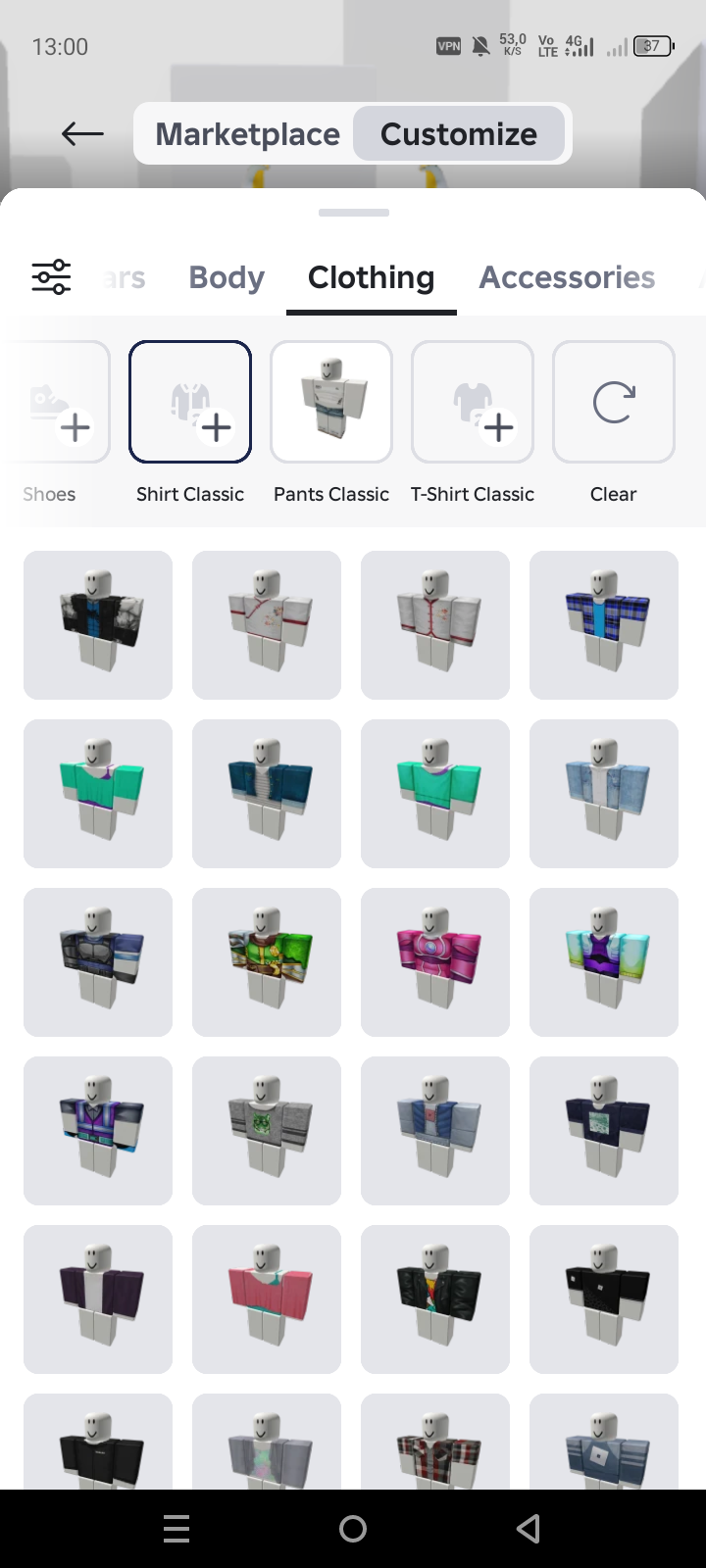 продажа аккаунта к игре Roblox