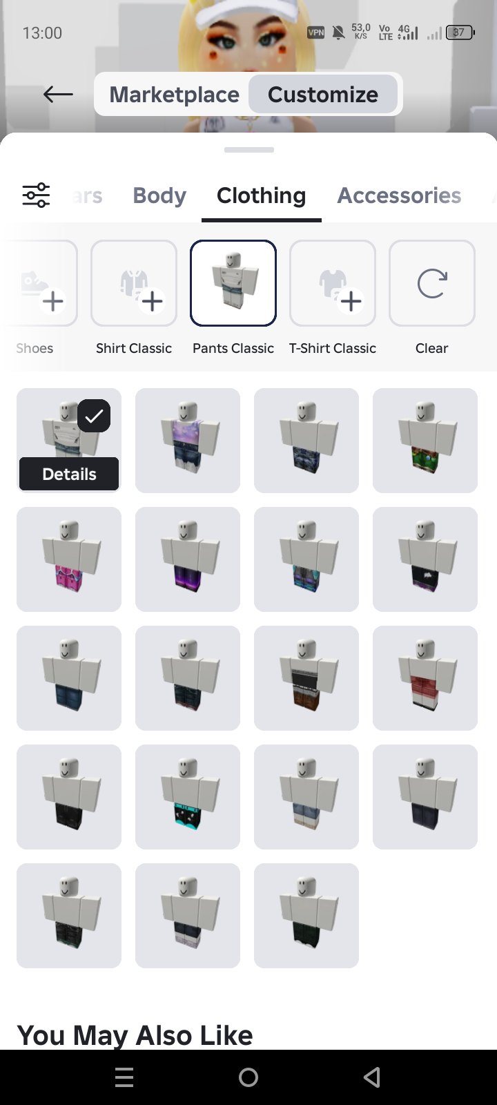 продажа аккаунта к игре Roblox