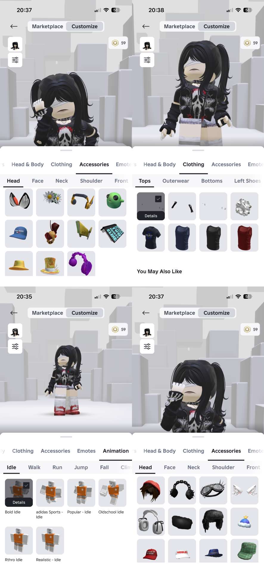 продажа аккаунта к игре Roblox