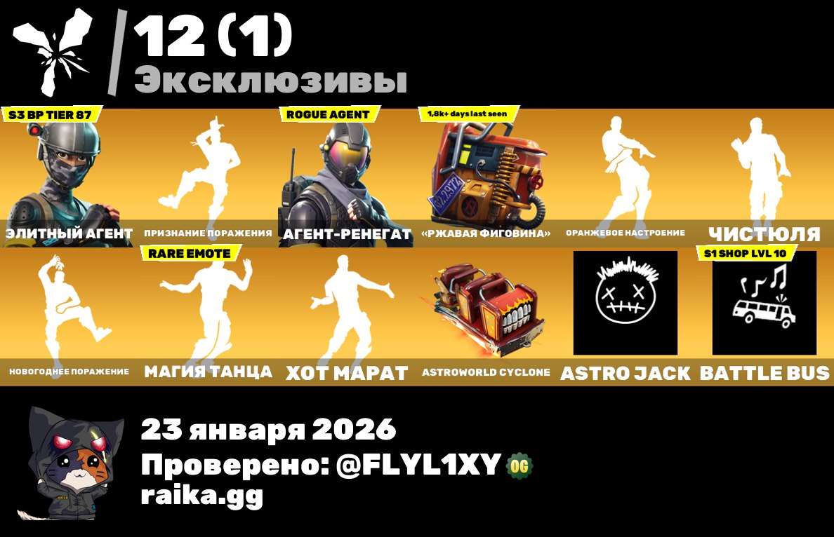 продажа аккаунта к игре Fortnite