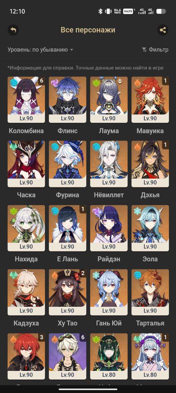 продажа аккаунта к игре Genshin Impact