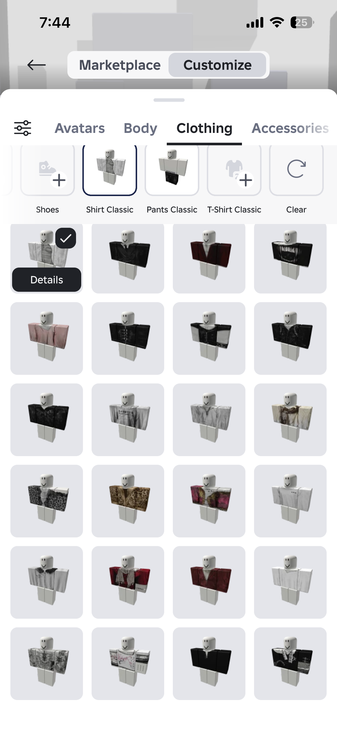 продажа аккаунта к игре Roblox