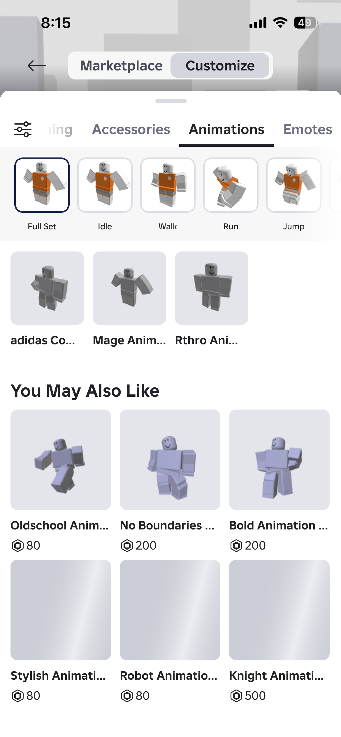 продажа аккаунта к игре Roblox