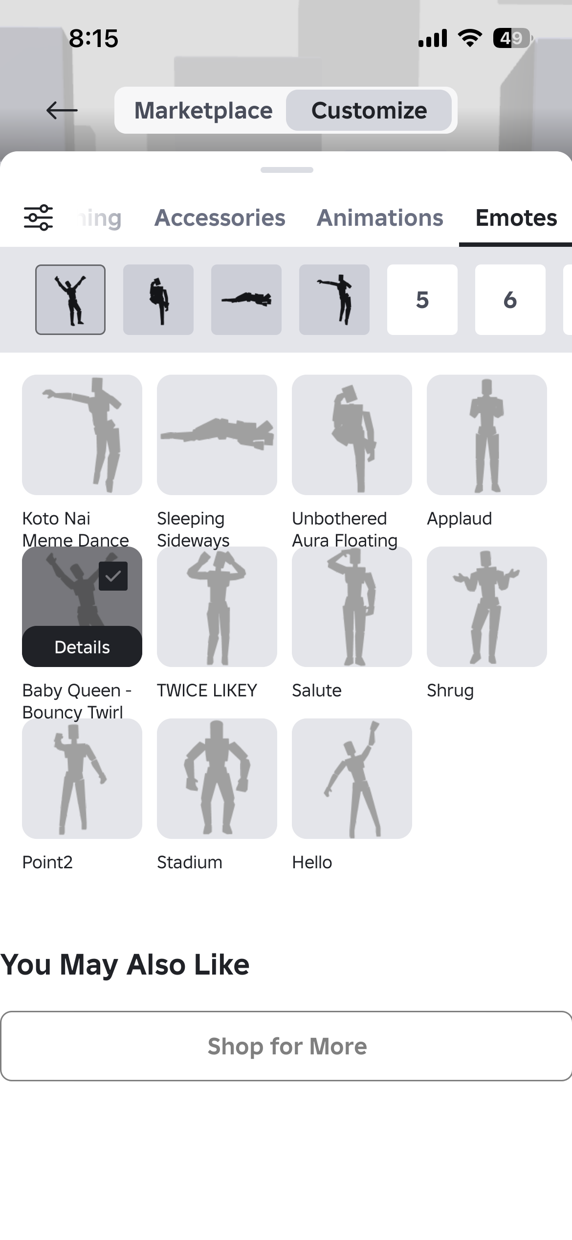 продажа аккаунта к игре Roblox