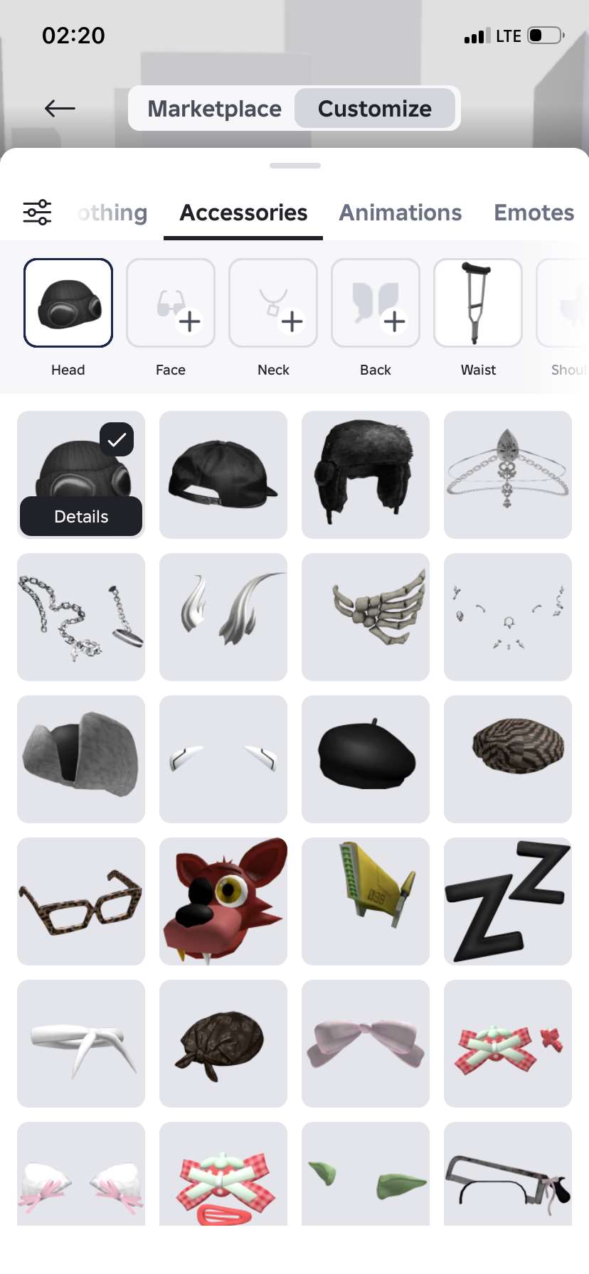 продажа аккаунта к игре Roblox