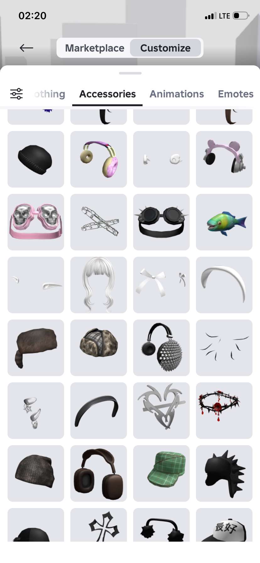 продажа аккаунта к игре Roblox