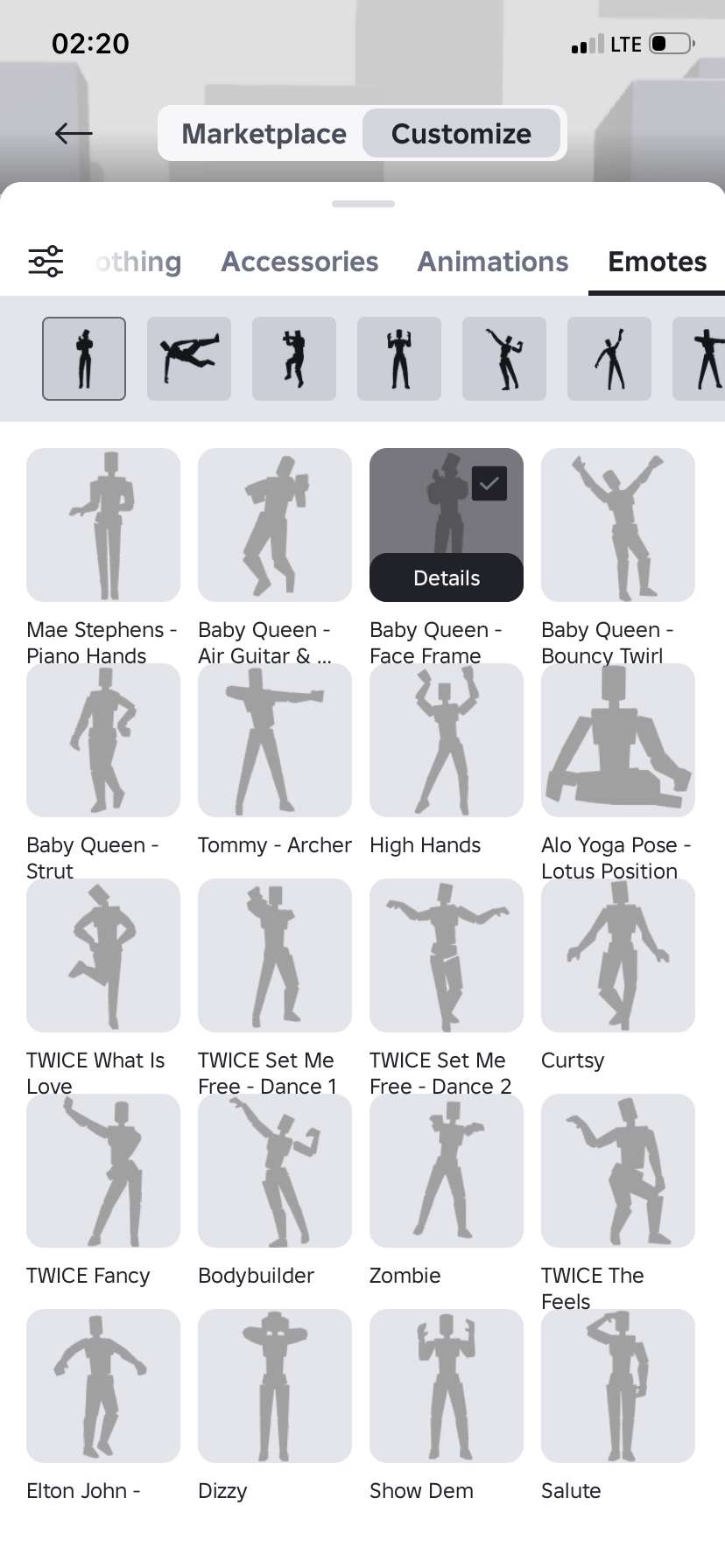 продажа аккаунта к игре Roblox