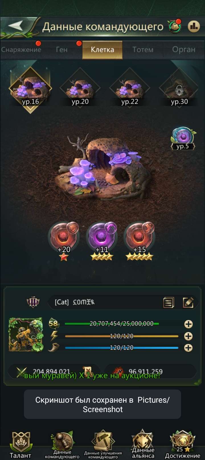 продажа аккаунта к игре Ant Legion