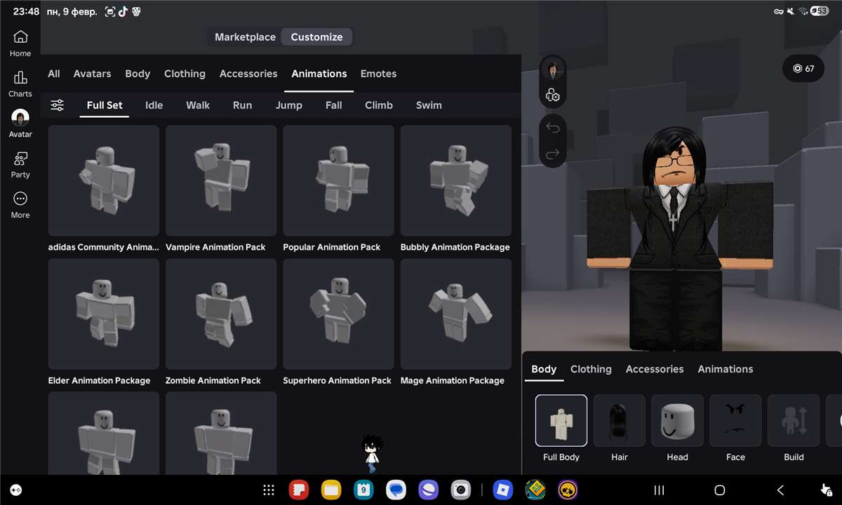 продажа аккаунта к игре Roblox