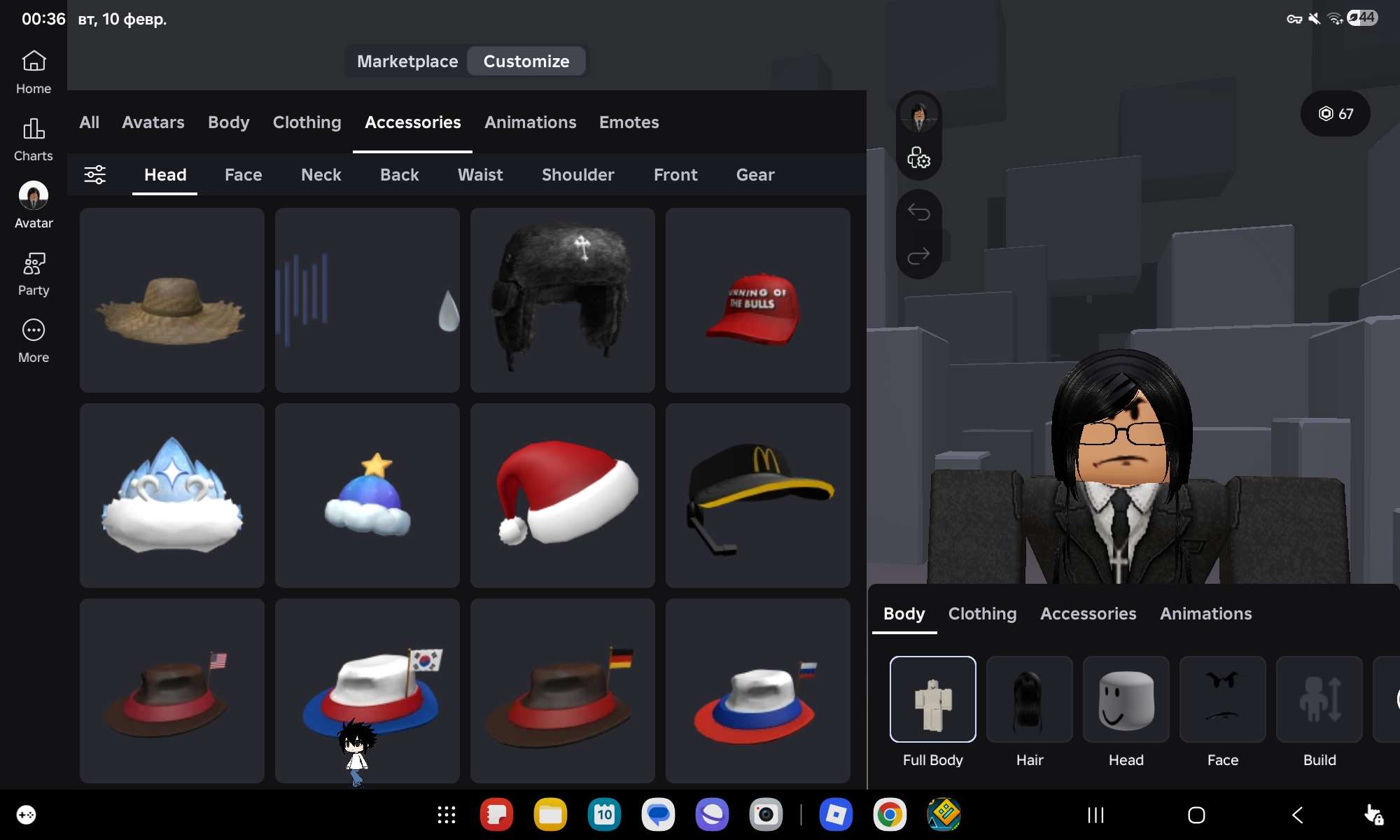 продажа аккаунта к игре Roblox