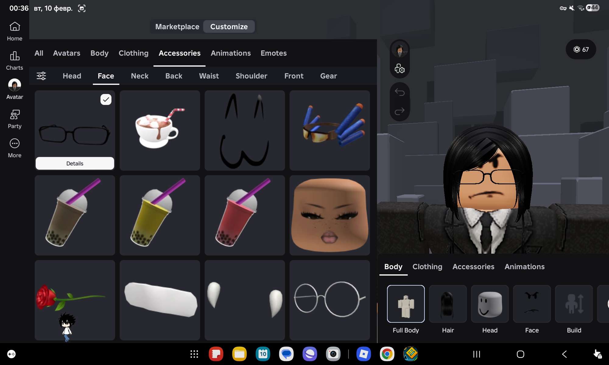 продажа аккаунта к игре Roblox