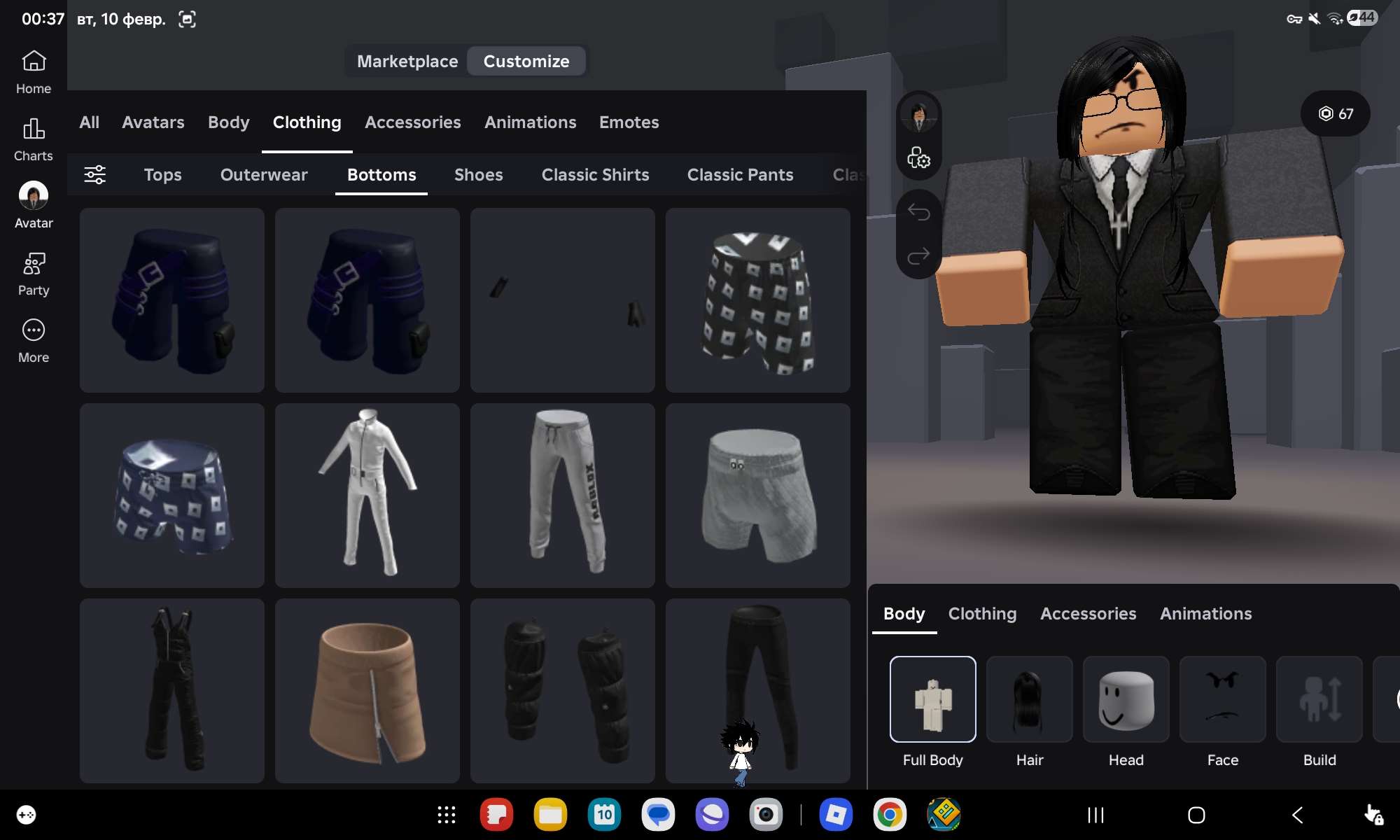 продажа аккаунта к игре Roblox