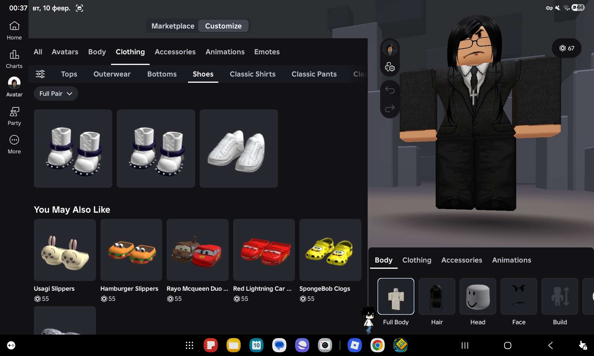 продажа аккаунта к игре Roblox