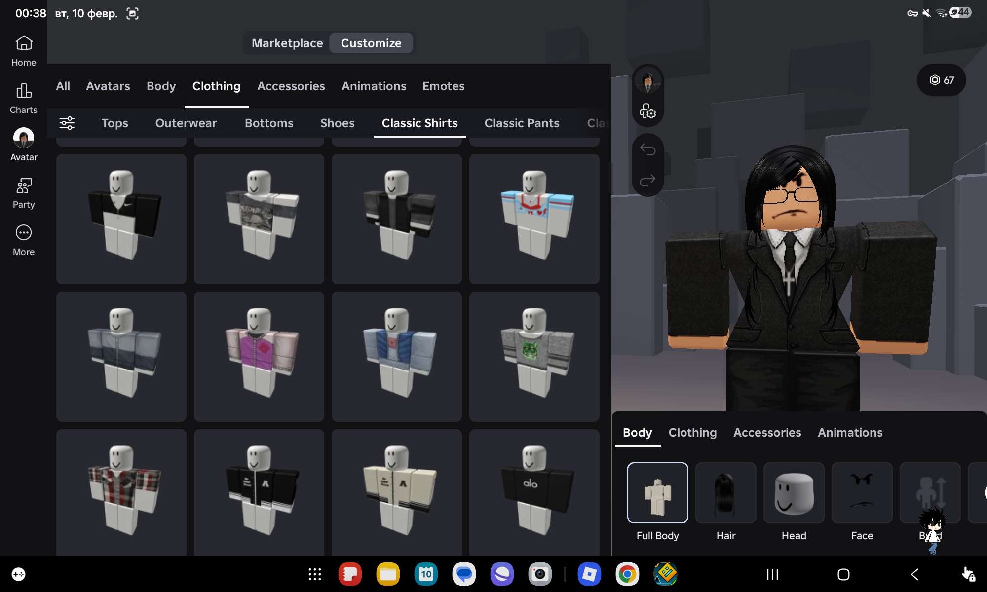 продажа аккаунта к игре Roblox