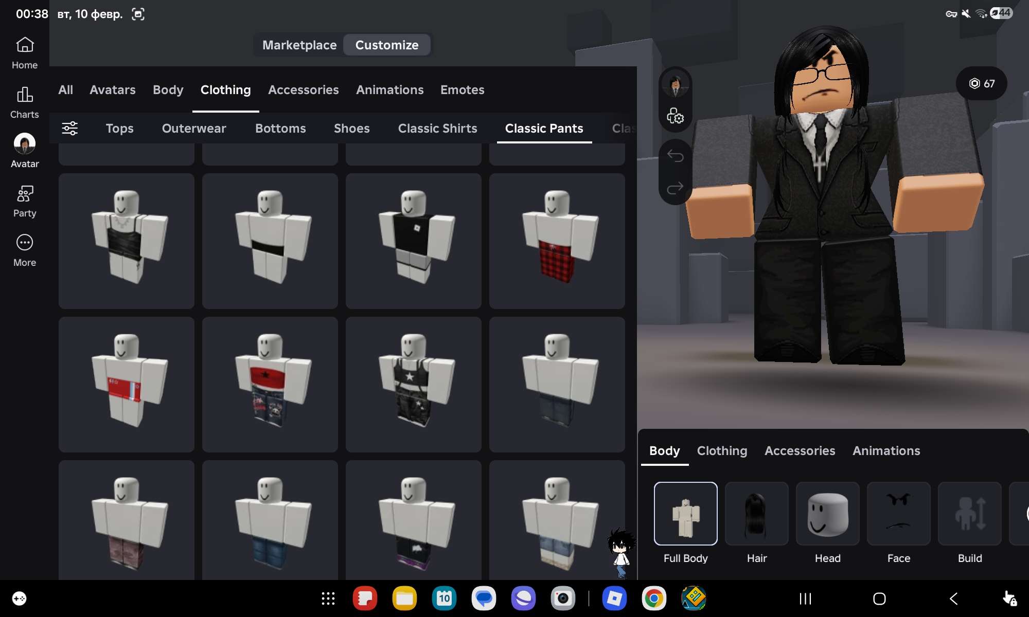 продажа аккаунта к игре Roblox
