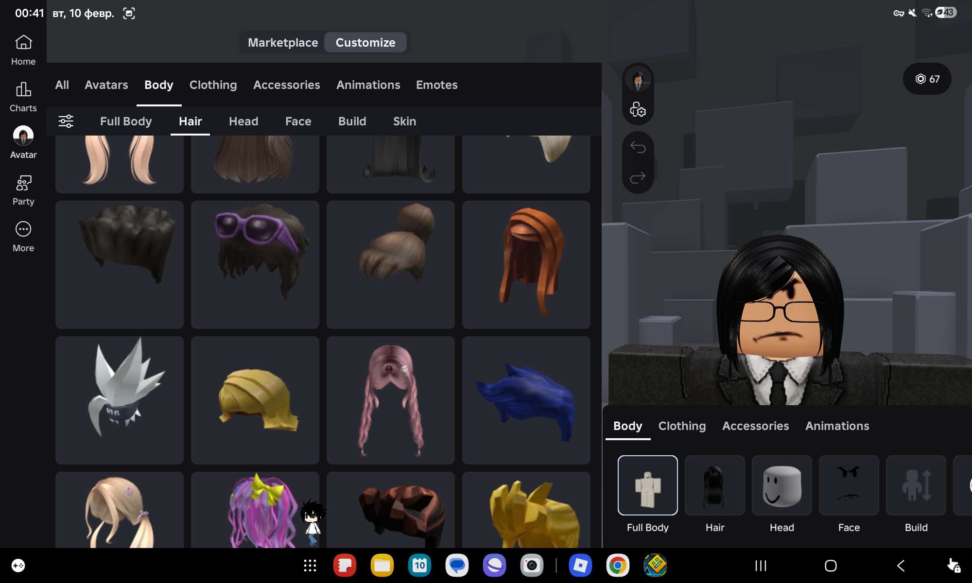 продажа аккаунта к игре Roblox
