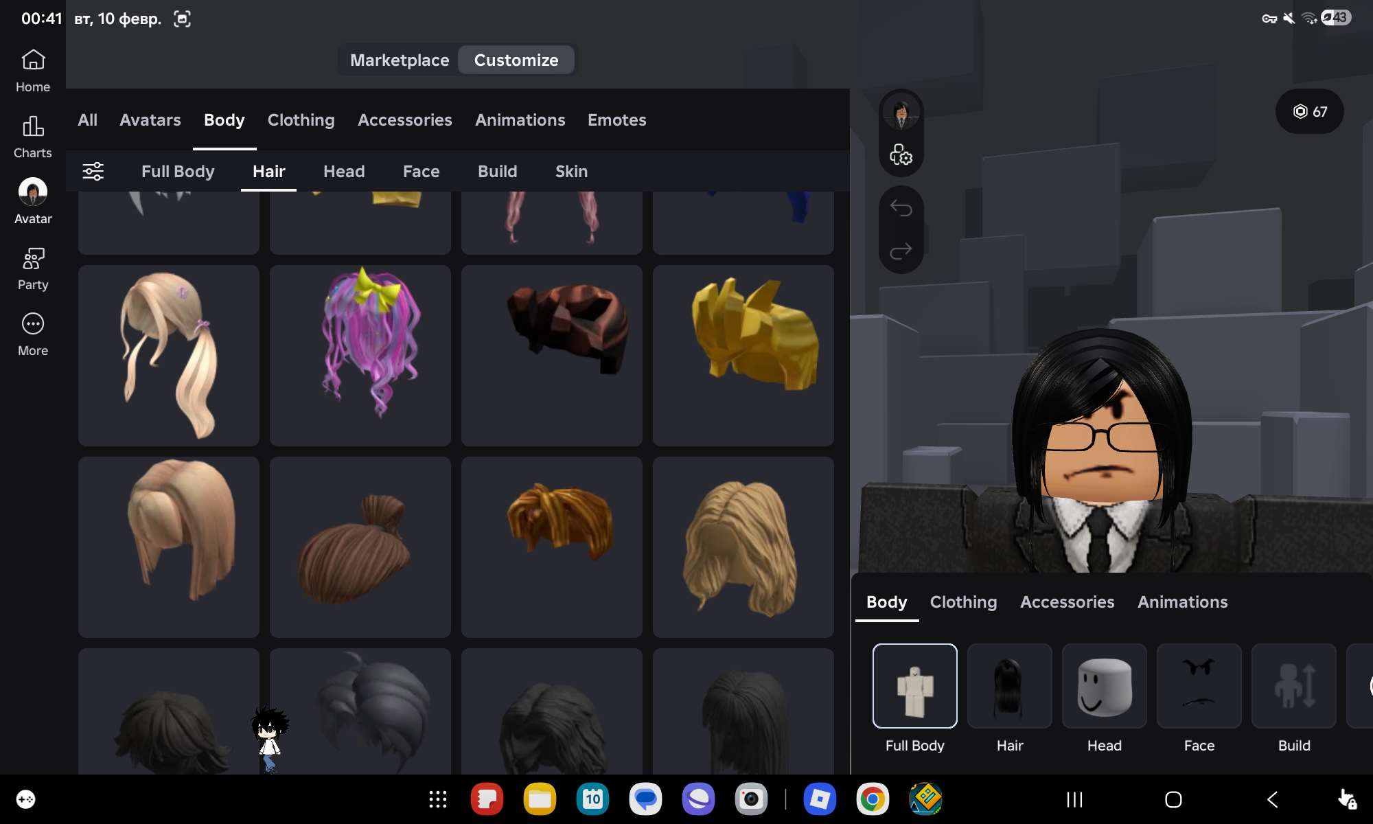 продажа аккаунта к игре Roblox