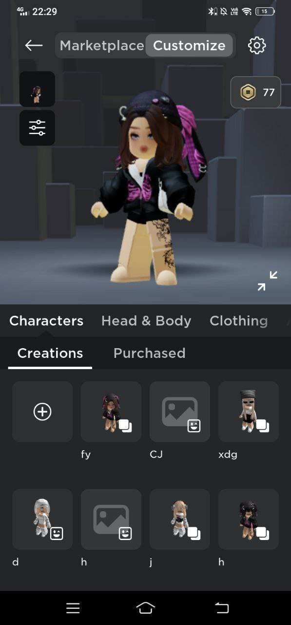 продажа аккаунта к игре Roblox