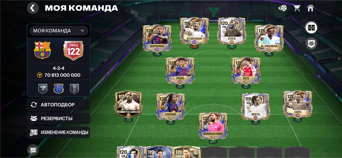 продажа аккаунта к игре FIFA Mobile