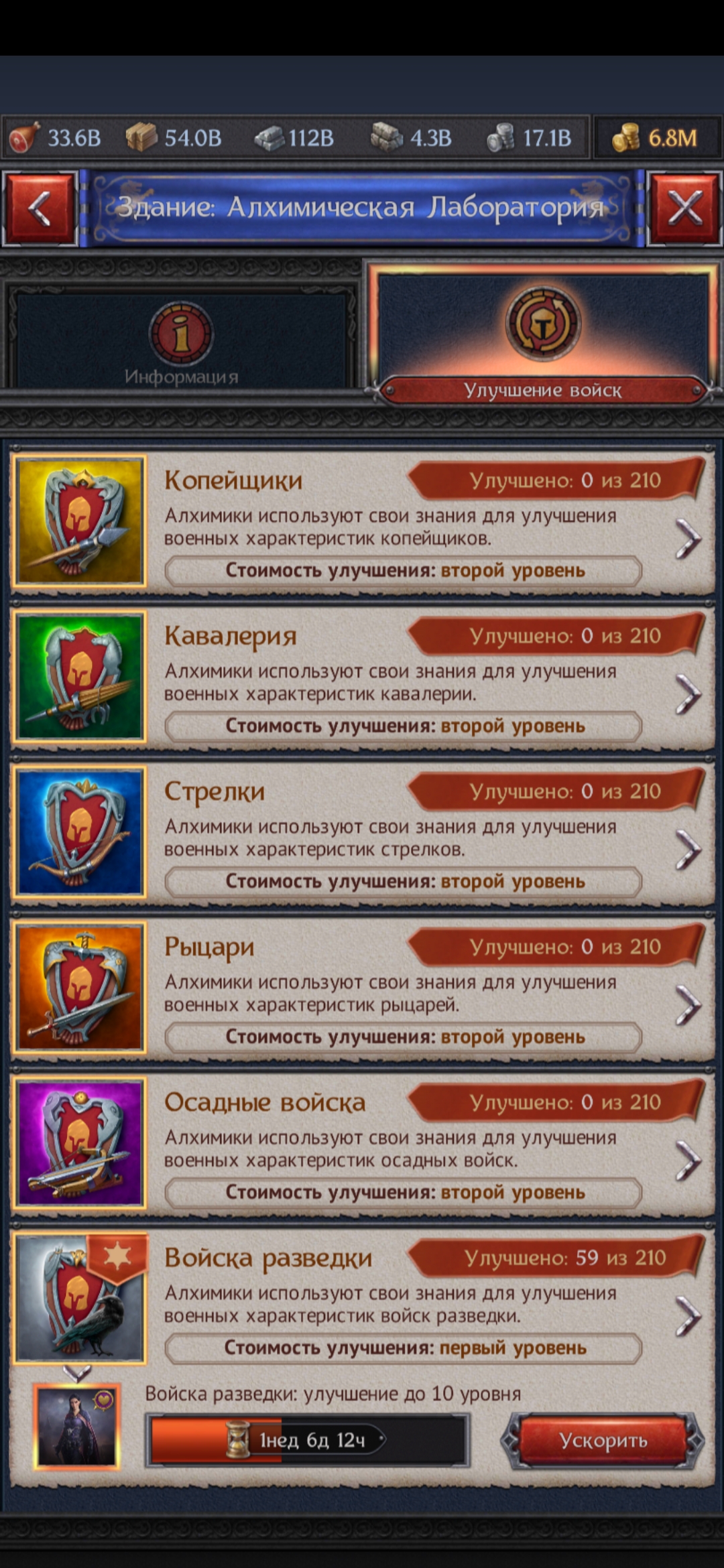 продажа аккаунта к игре Throne Kingdom at War