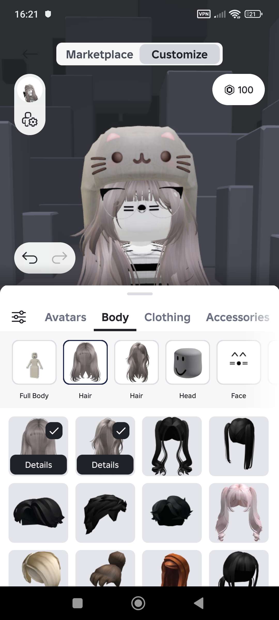 продажа аккаунта к игре Roblox