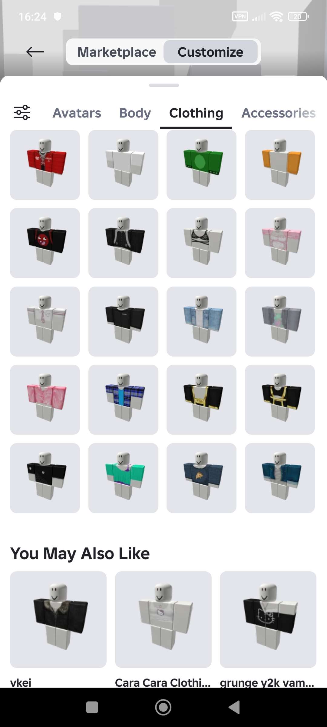 продажа аккаунта к игре Roblox