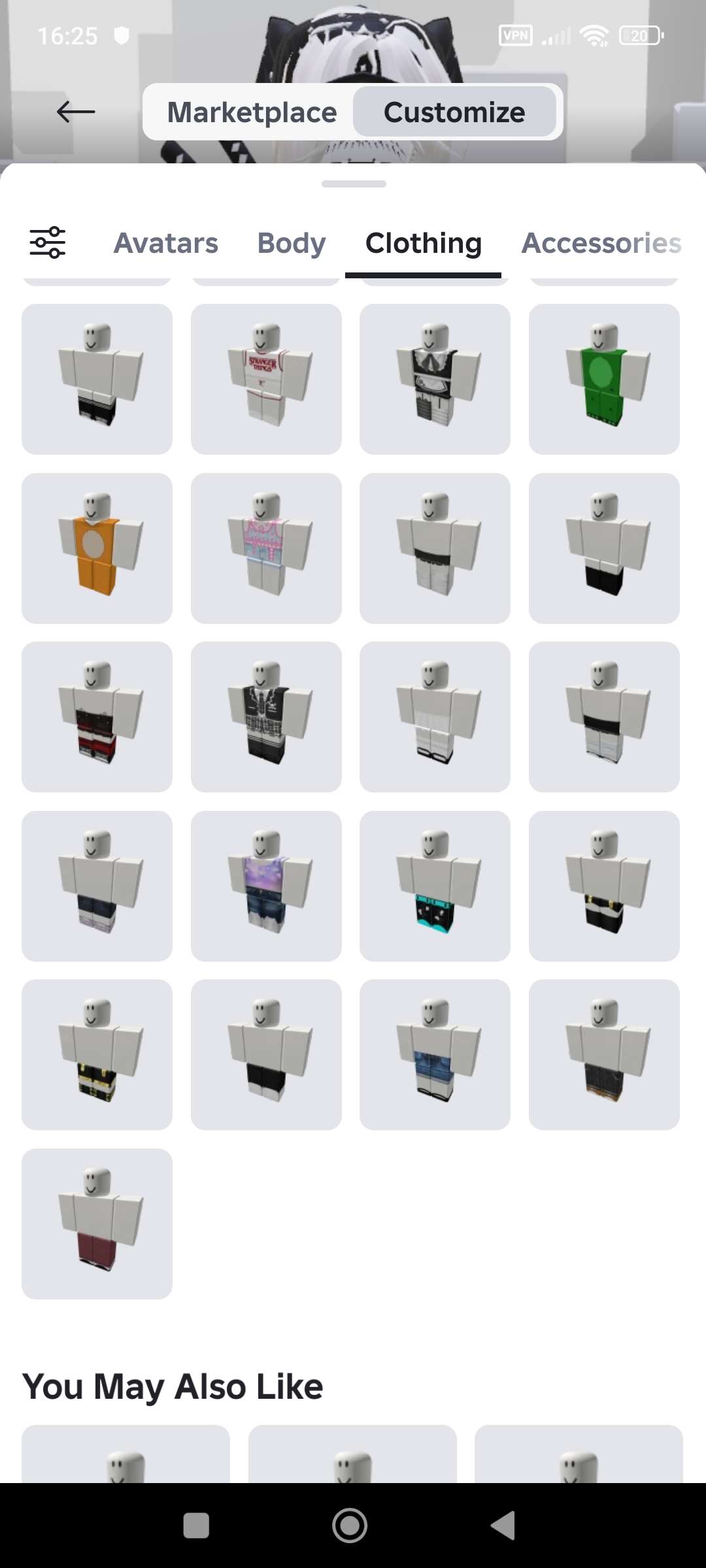 продажа аккаунта к игре Roblox