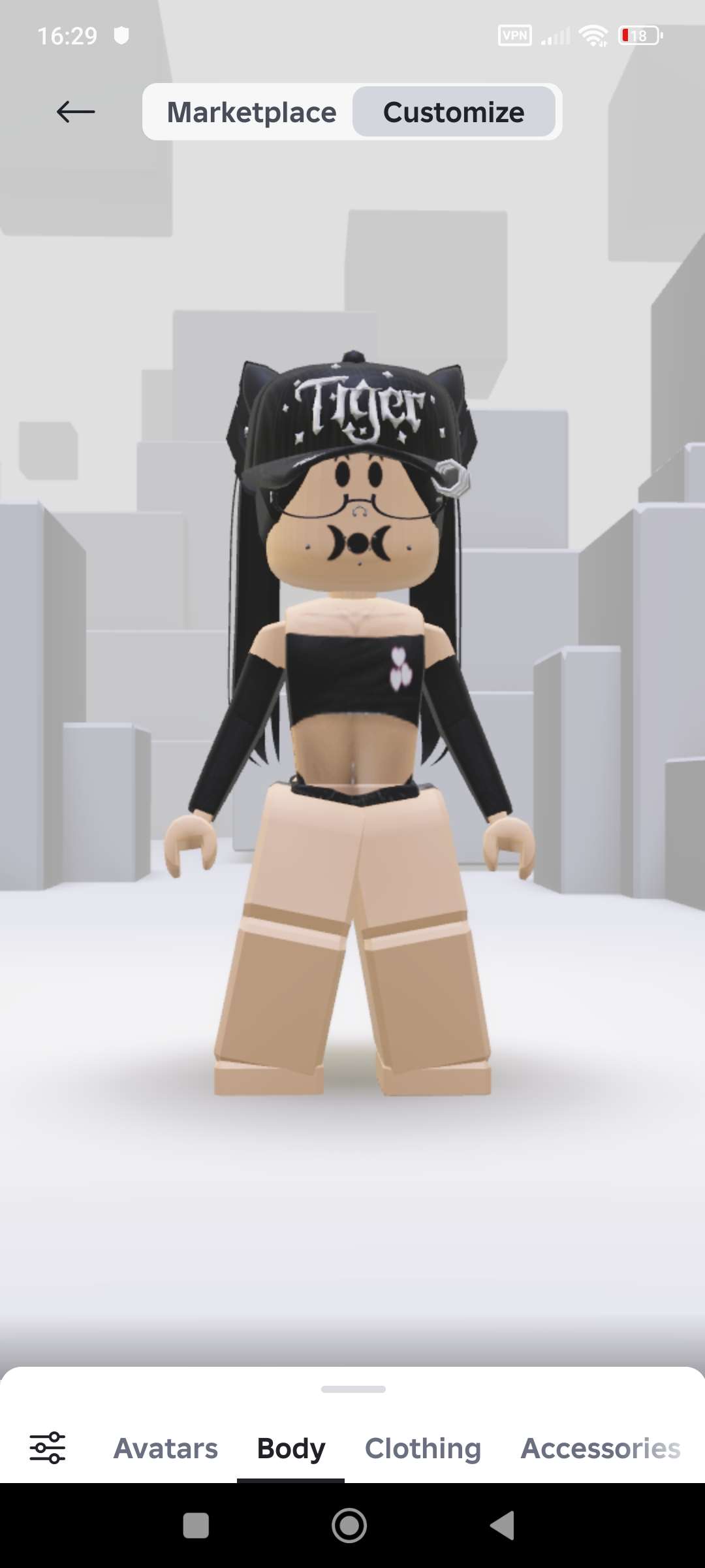 продажа аккаунта к игре Roblox