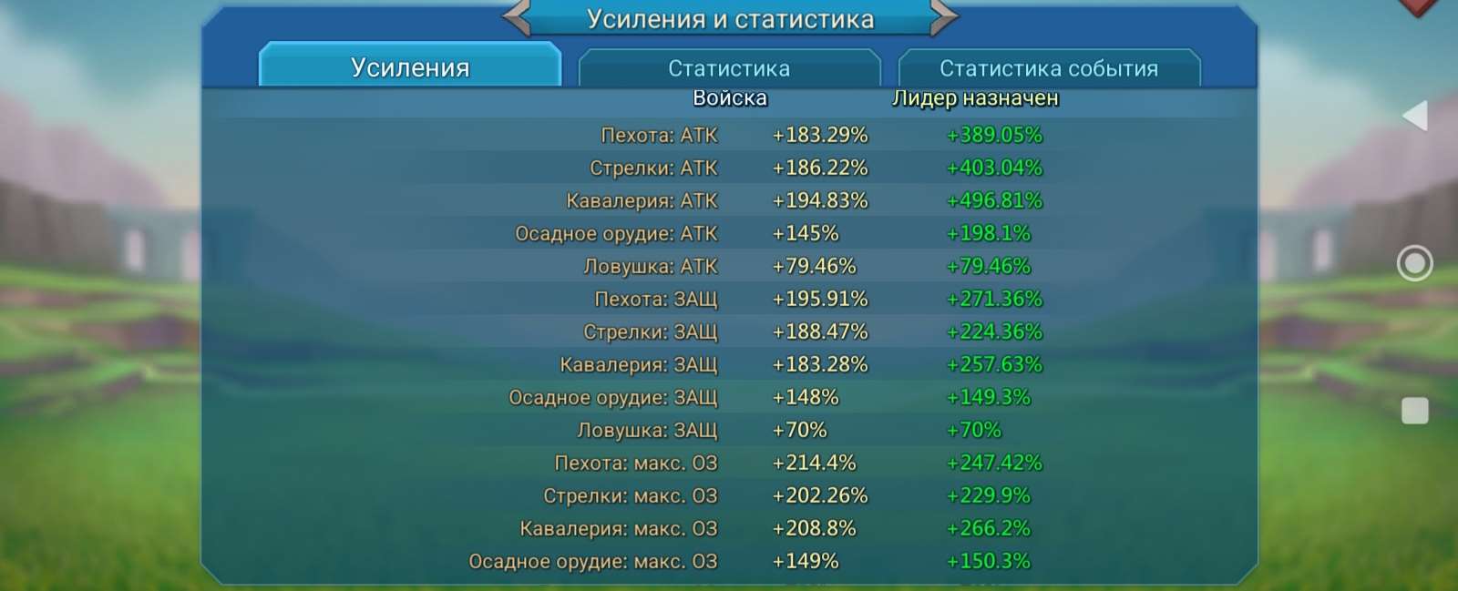 продажа аккаунта к игре Lords Mobile