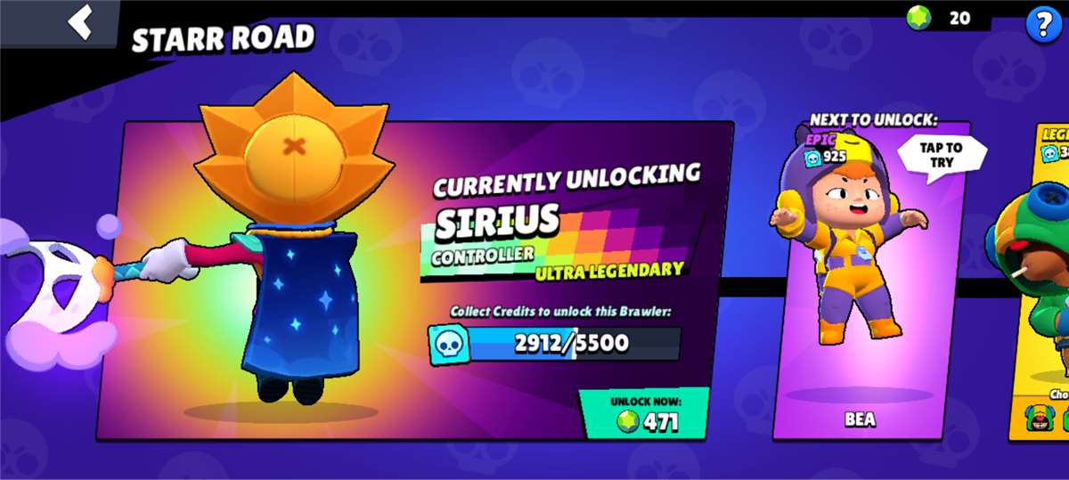 продажа аккаунта к игре Brawl Stars