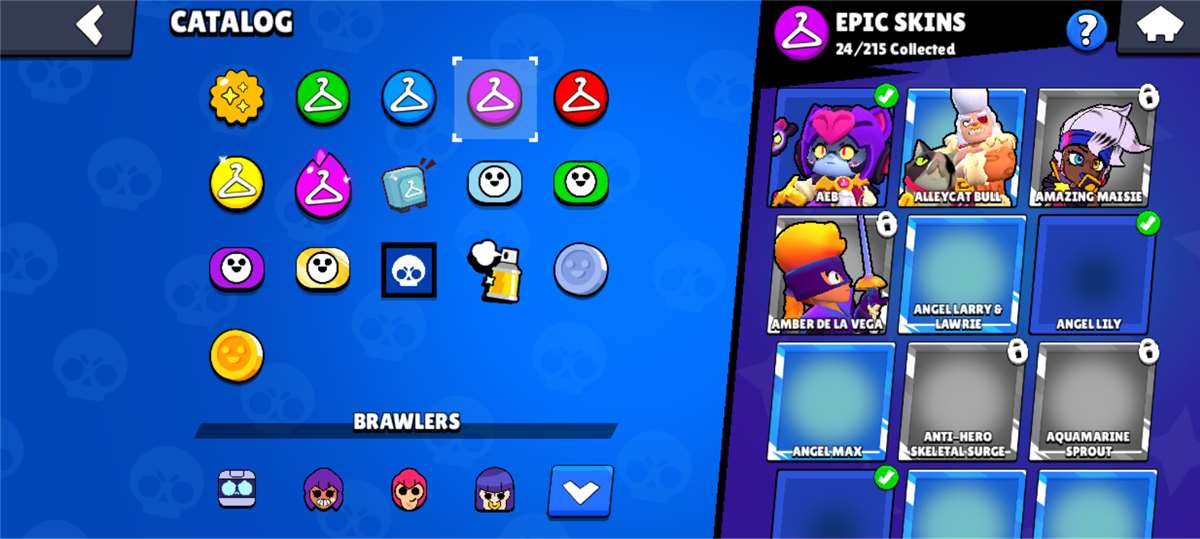продажа аккаунта к игре Brawl Stars