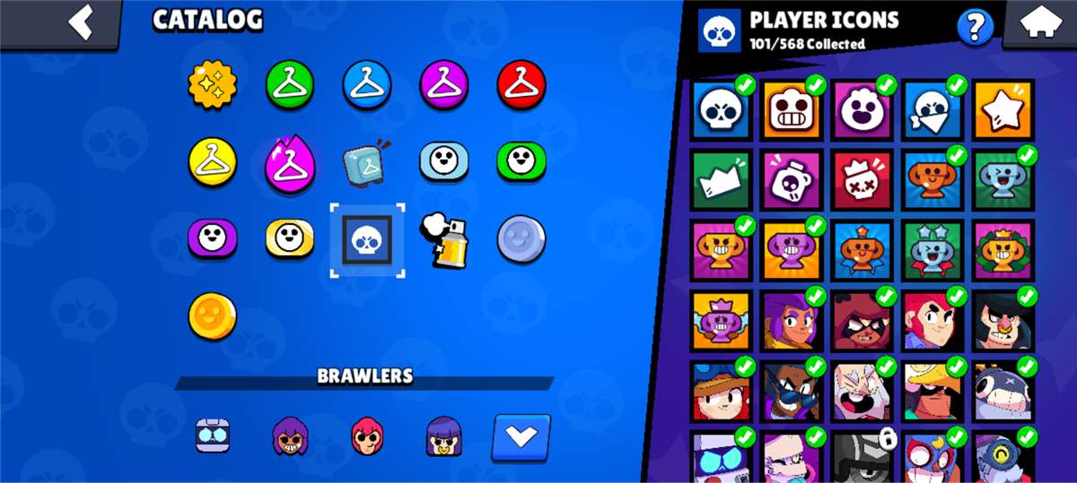 продажа аккаунта к игре Brawl Stars