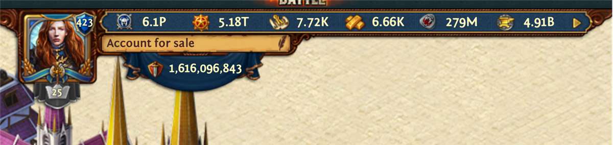 продажа аккаунта к игре Total Battle: Триумф