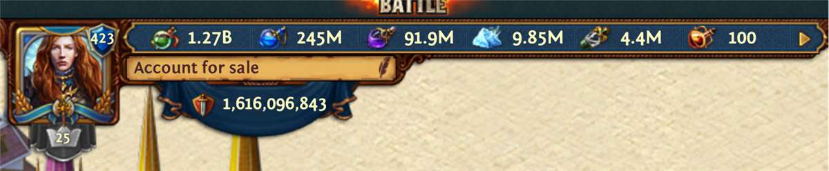 продажа аккаунта к игре Total Battle: Триумф