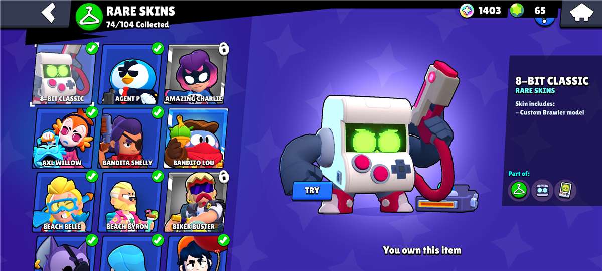 продажа аккаунта к игре Brawl Stars