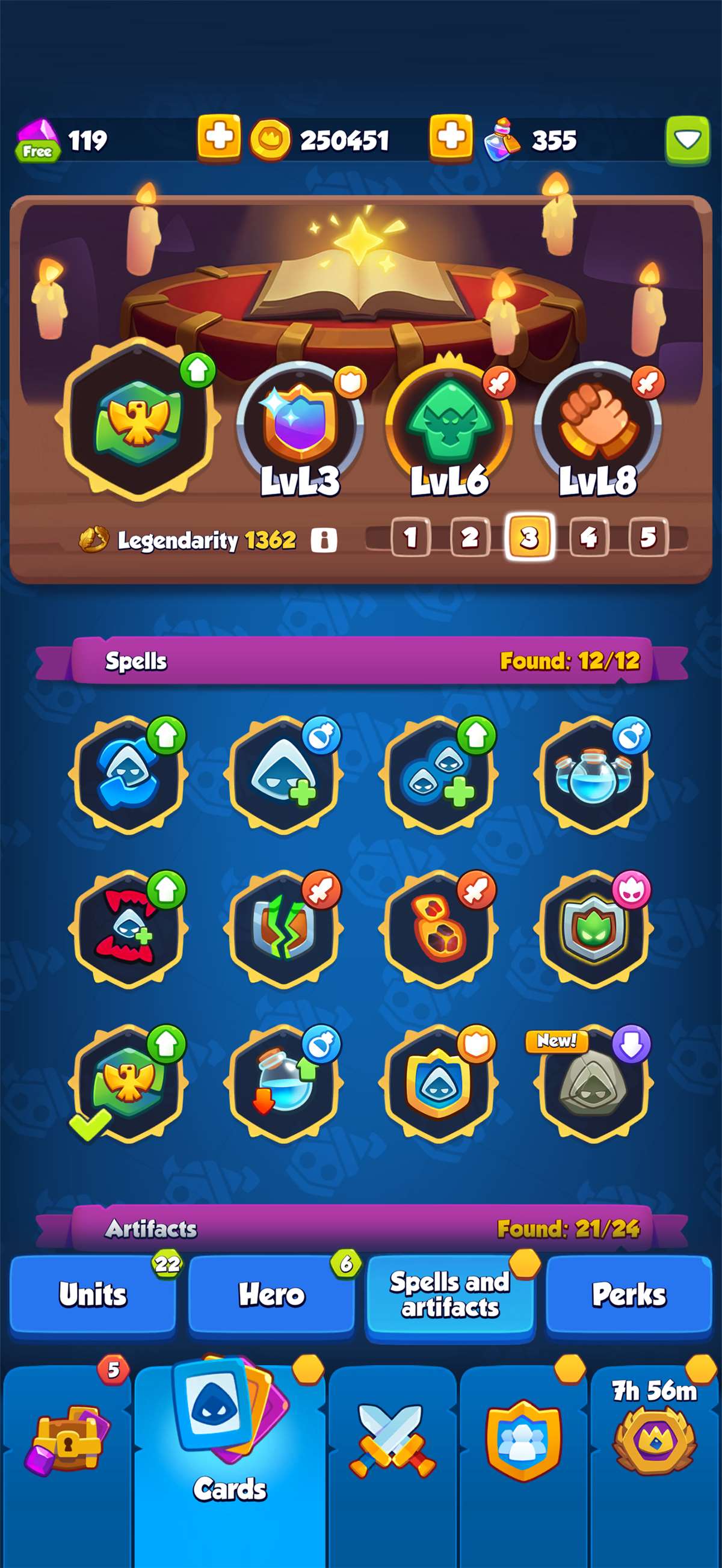 продажа аккаунта к игре Rush Royale