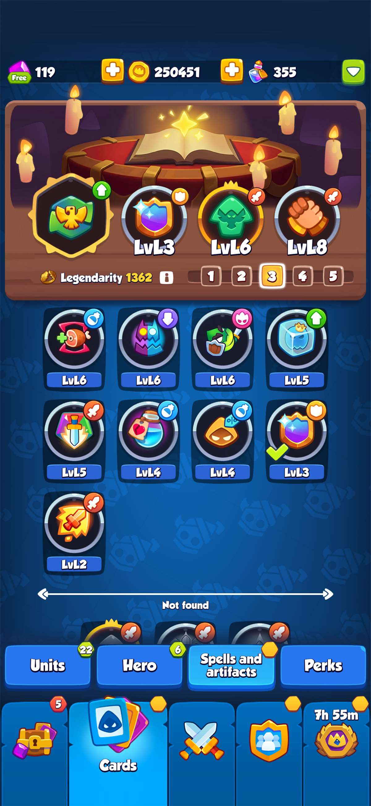 продажа аккаунта к игре Rush Royale