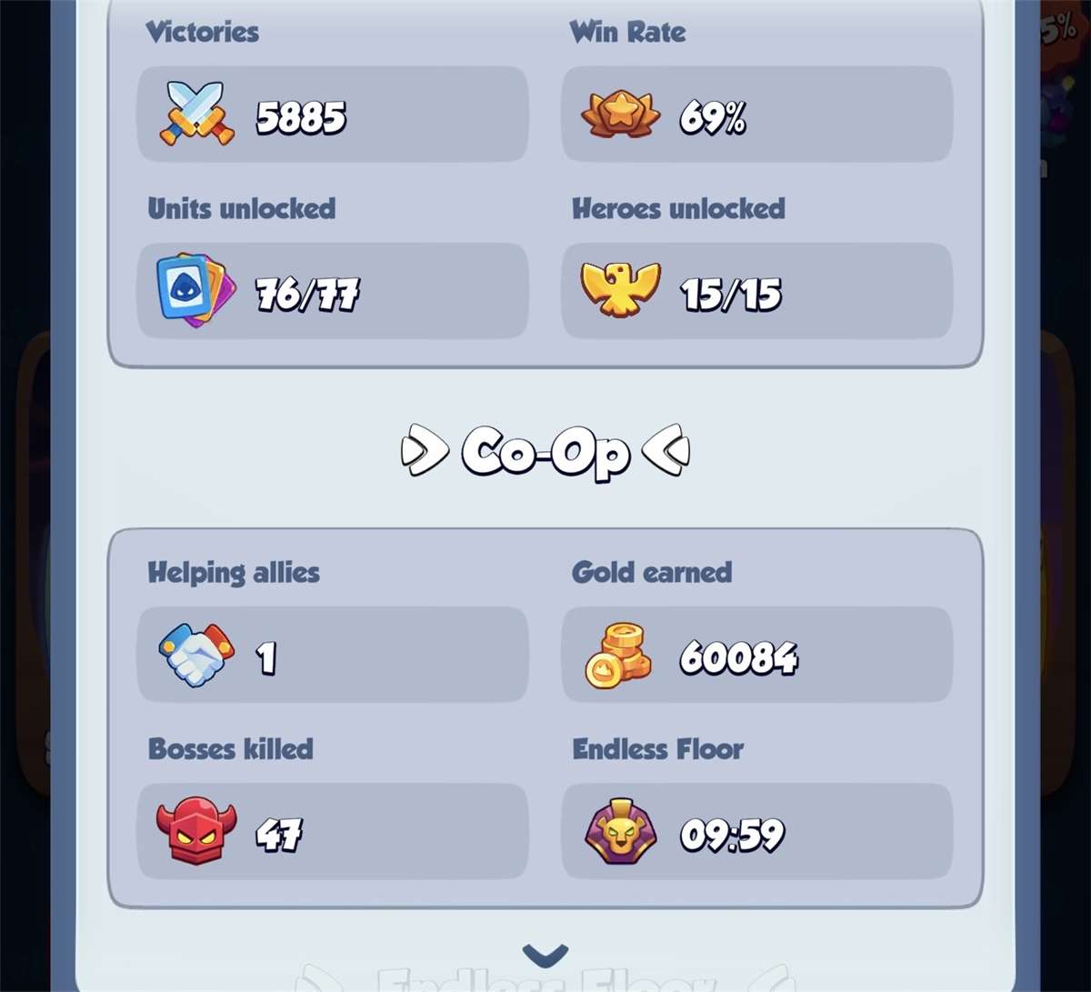 продажа аккаунта к игре Rush Royale