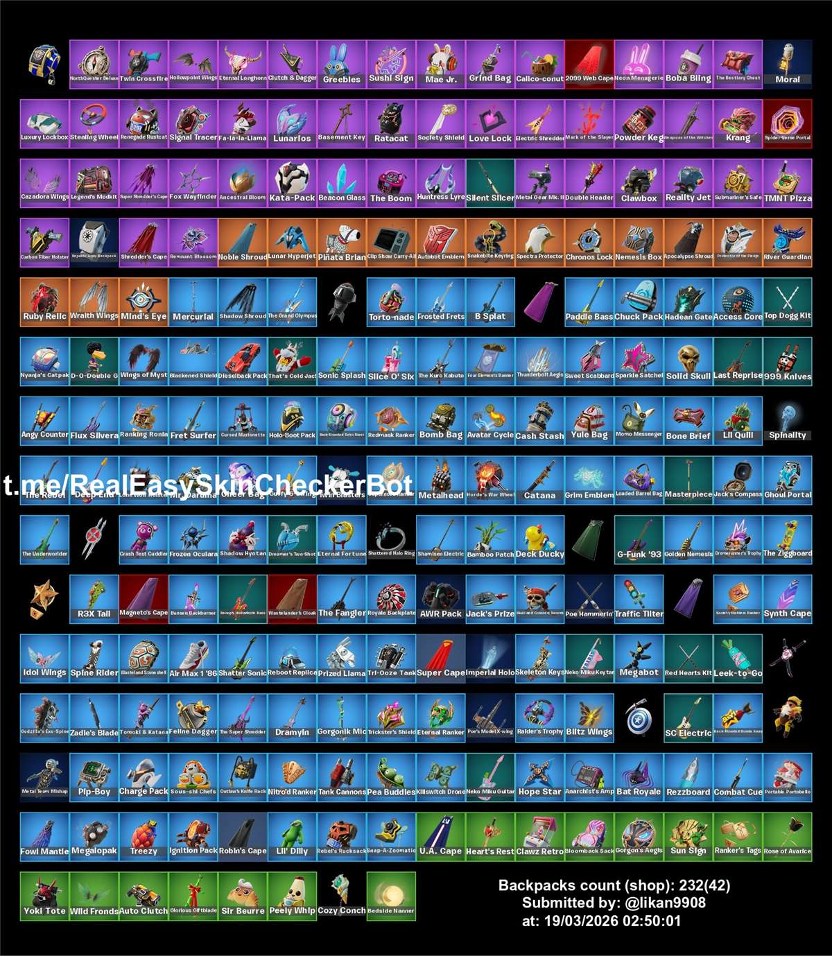 продажа аккаунта к игре Fortnite