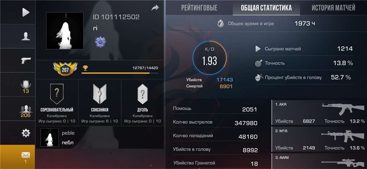 продажа аккаунта к игре Standoff 2