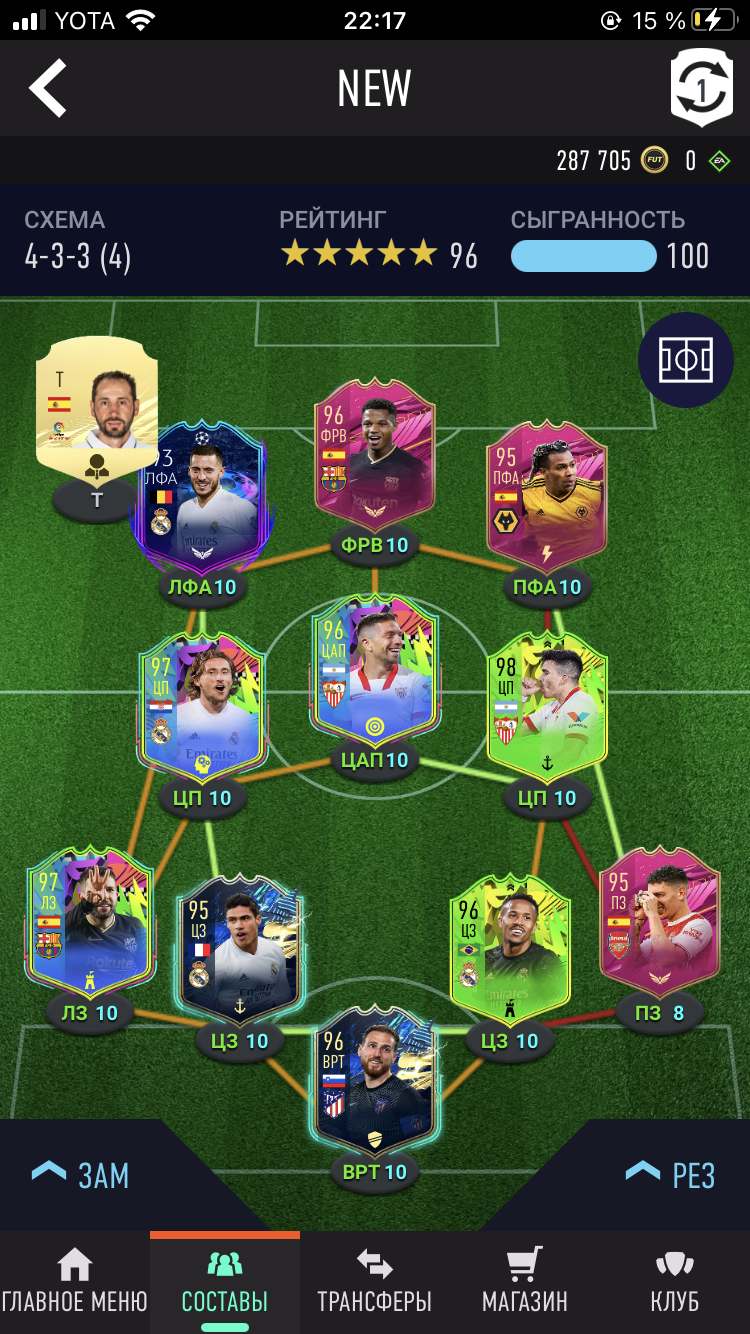 продажа аккаунта к игре FIFA 21