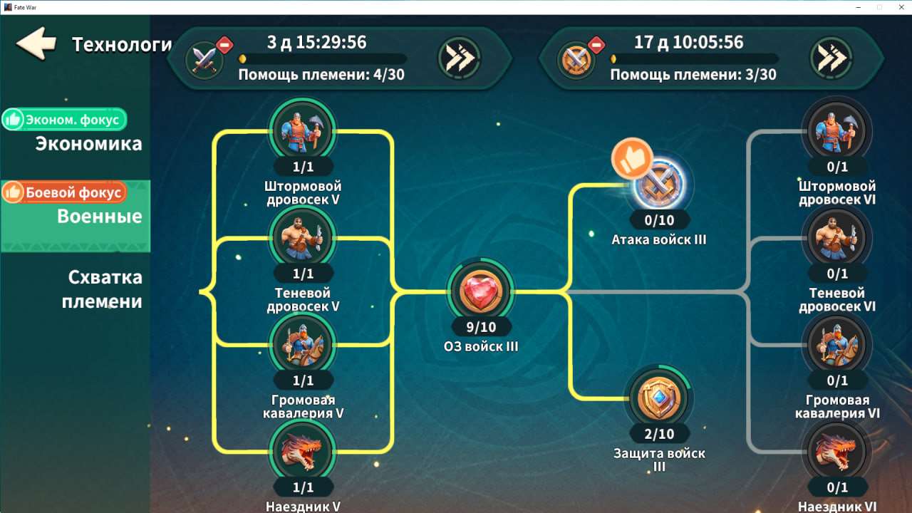 продажа аккаунта к игре Fate War (Война судьбы)