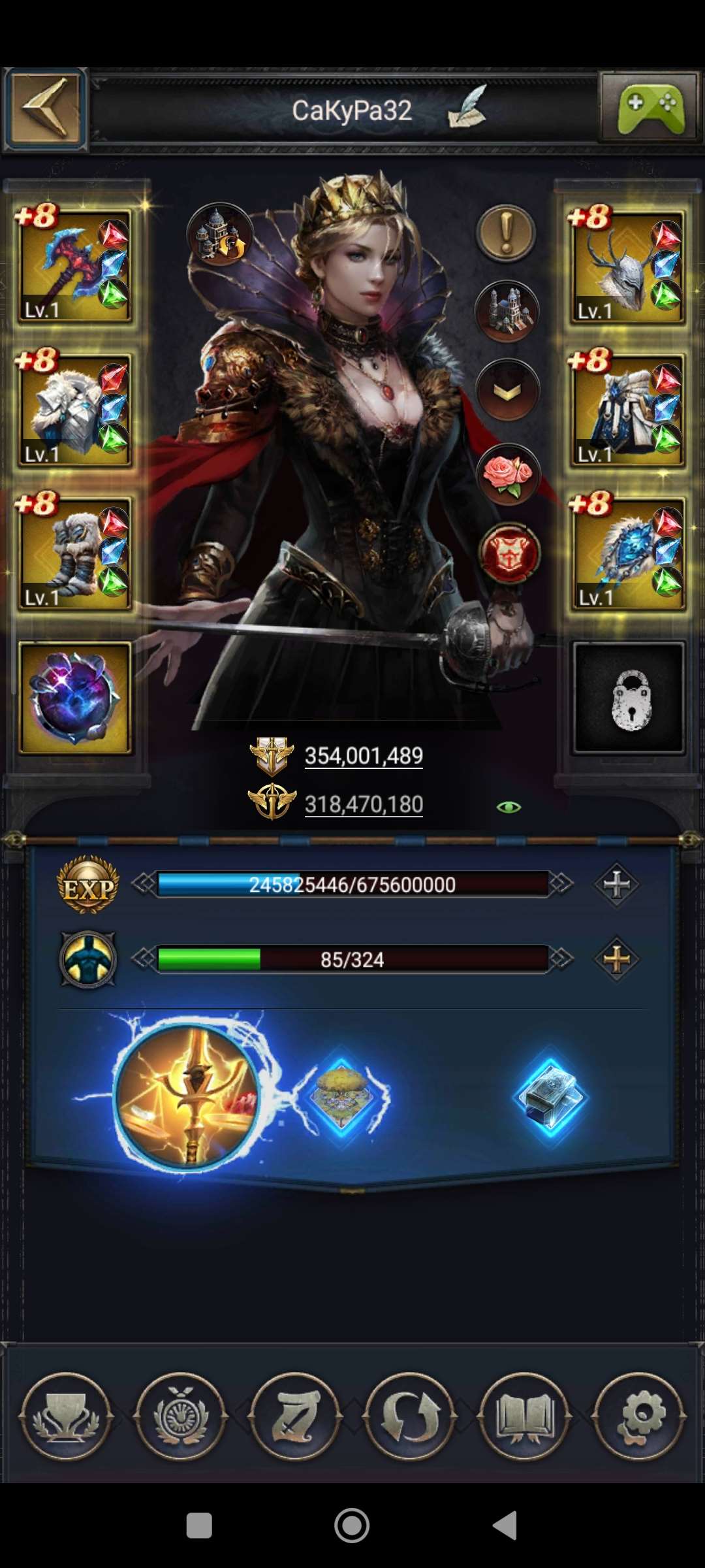 продажа аккаунта к игре Clash of Kings