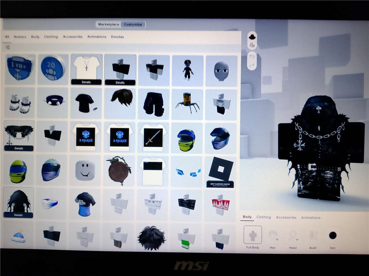 продажа аккаунта к игре Roblox