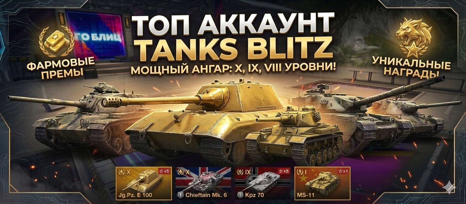 продажа аккаунта к игре Мир Танков, WoT(Lesta, WG)