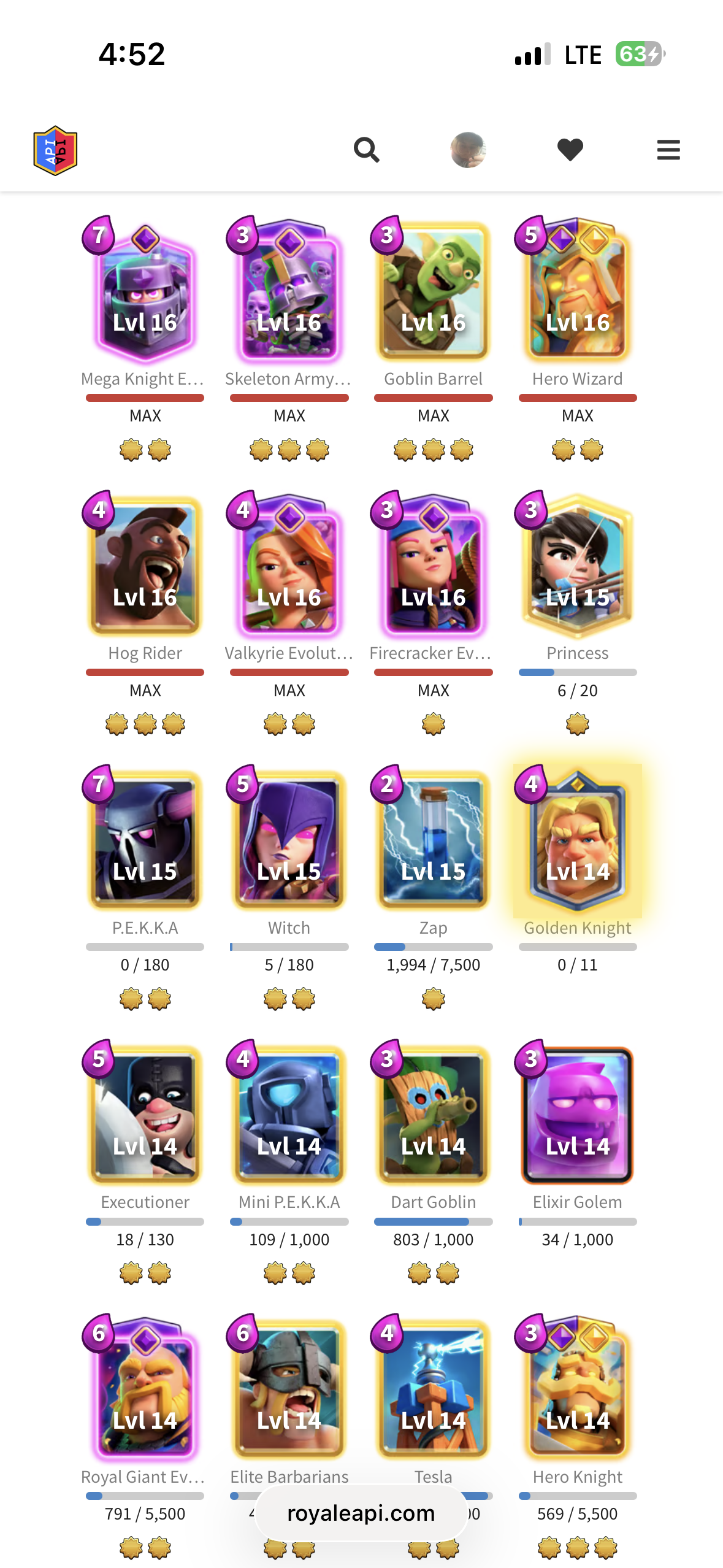 продажа аккаунта к игре Clash Royale