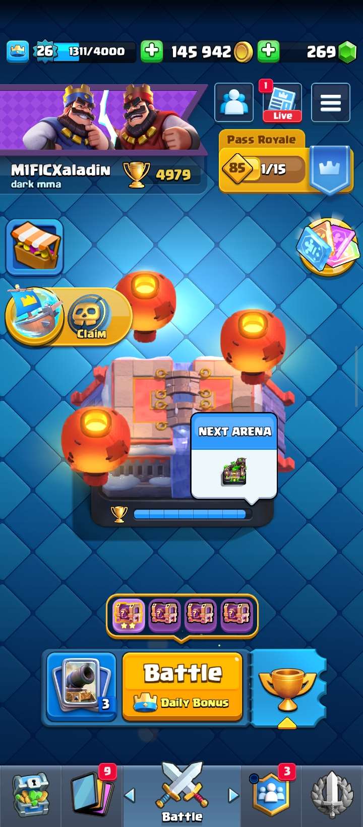 продажа аккаунта к игре Clash Royale