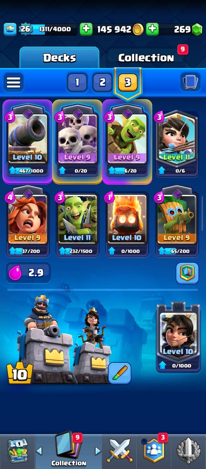 продажа аккаунта к игре Clash Royale