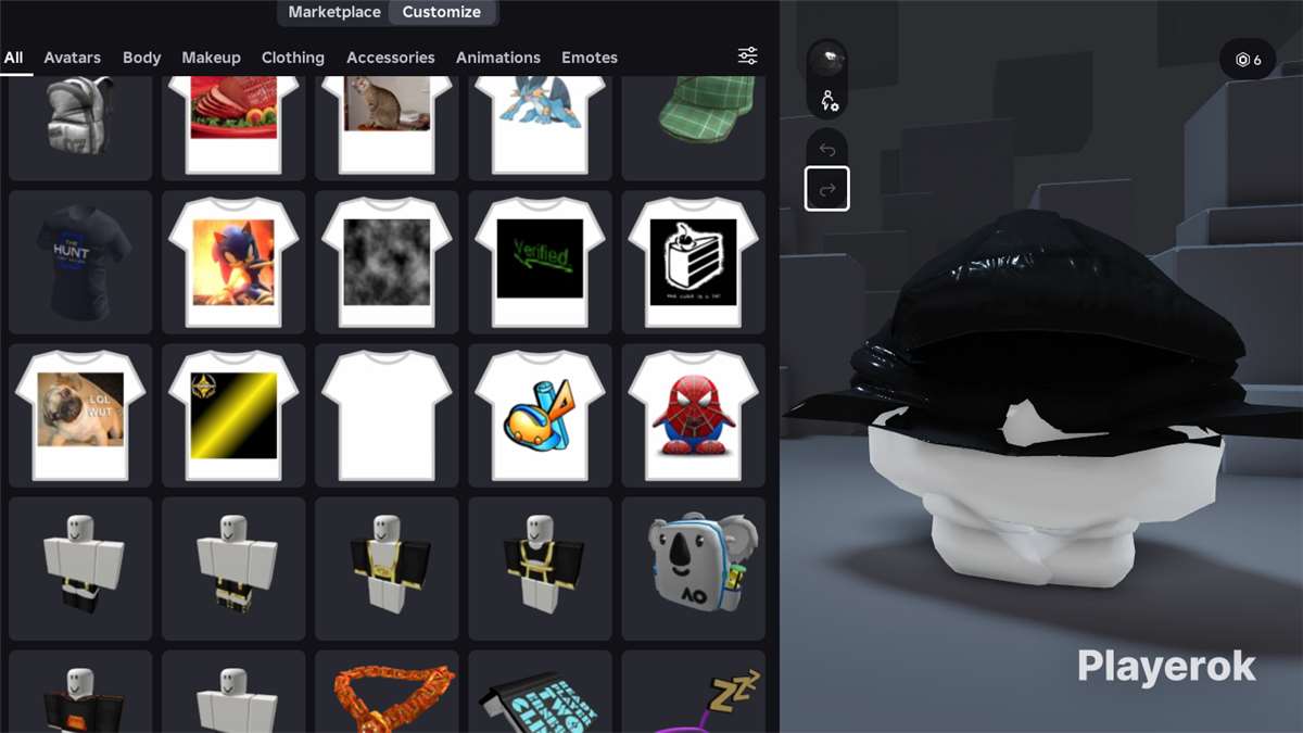 продажа аккаунта к игре Roblox